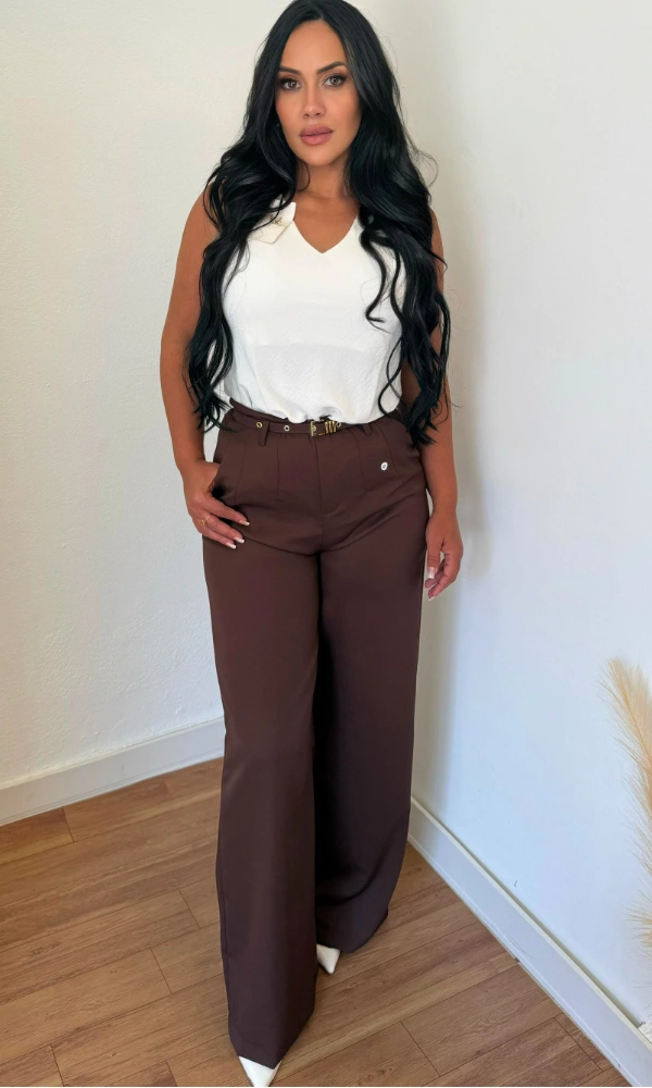 Calça Pantalona Alfaiataria - Imagem 2